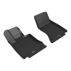 Mercedes-Benz E-Class Floor Mats - Front - 3D MAXpider - Kagu - Black - `24-`26 Mercedes-Benz E-Class Floor Mats - Front - 3D MAXpider - Kagu - Black - `24-`26